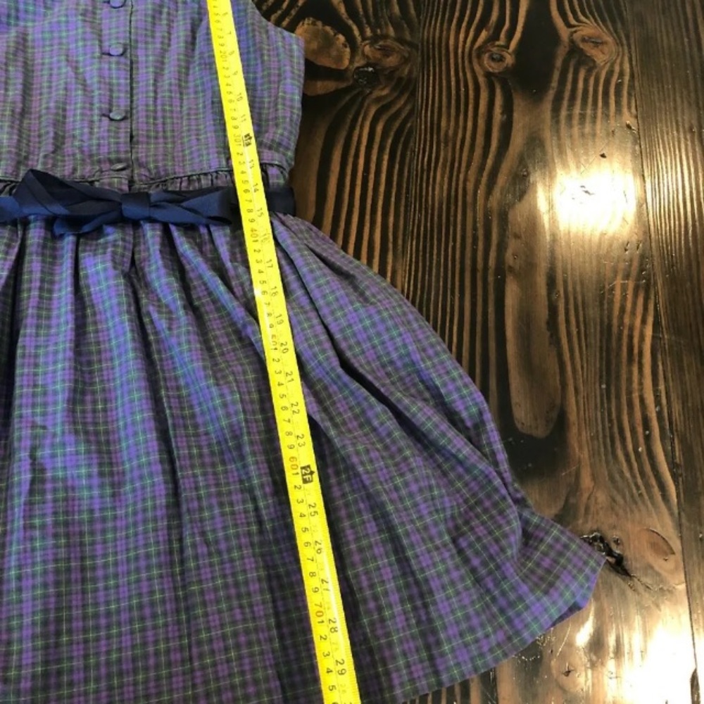 Polo Ralph Lauren Tartan Plaid Dress Sz 14 - Picture 8 of 8